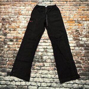 Wonder Wink Women's Cargo Scrub Bottoms Black with Pink Accents - Size XS Tall